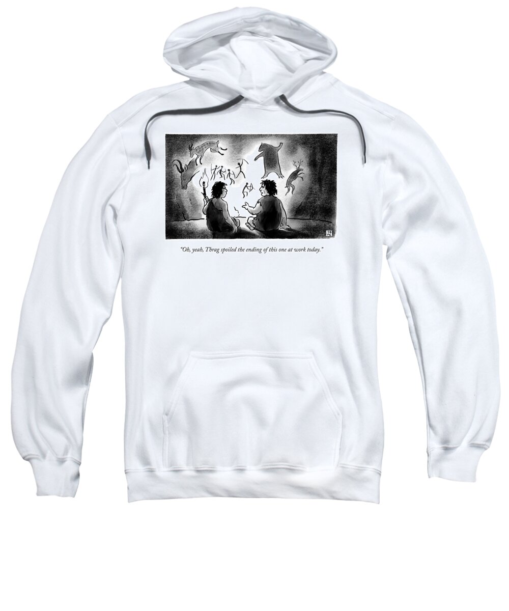oh Sweatshirt featuring the drawing Spoiled the Ending by Pia Guerra and Ian Boothby