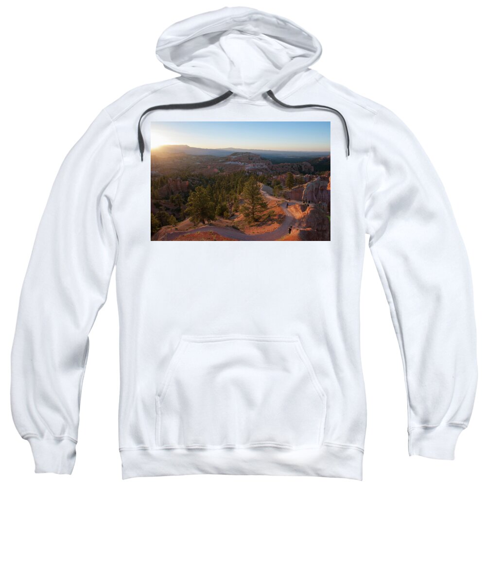 Bryce Canyon Sweatshirt featuring the photograph Sunrise Over Bryce Canyon by Mark Duehmig