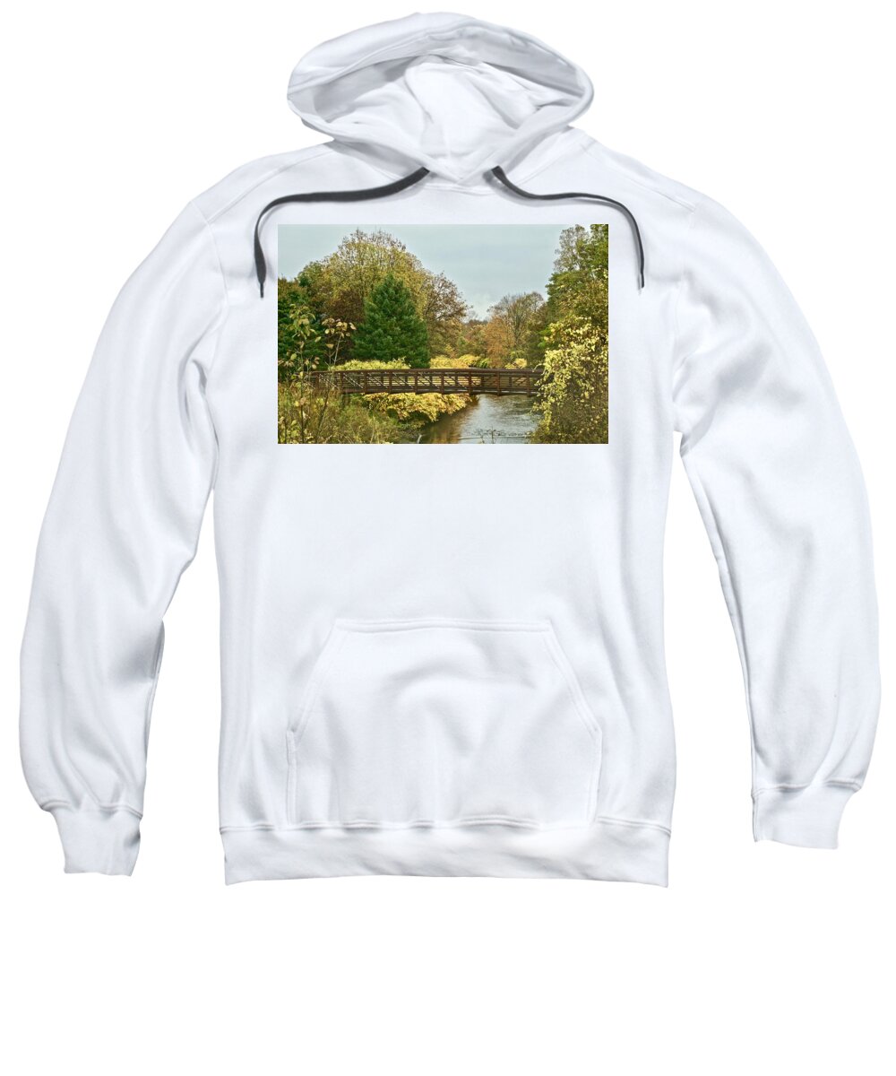 Bridge Sweatshirt featuring the photograph The Bridge by Kathy Chism