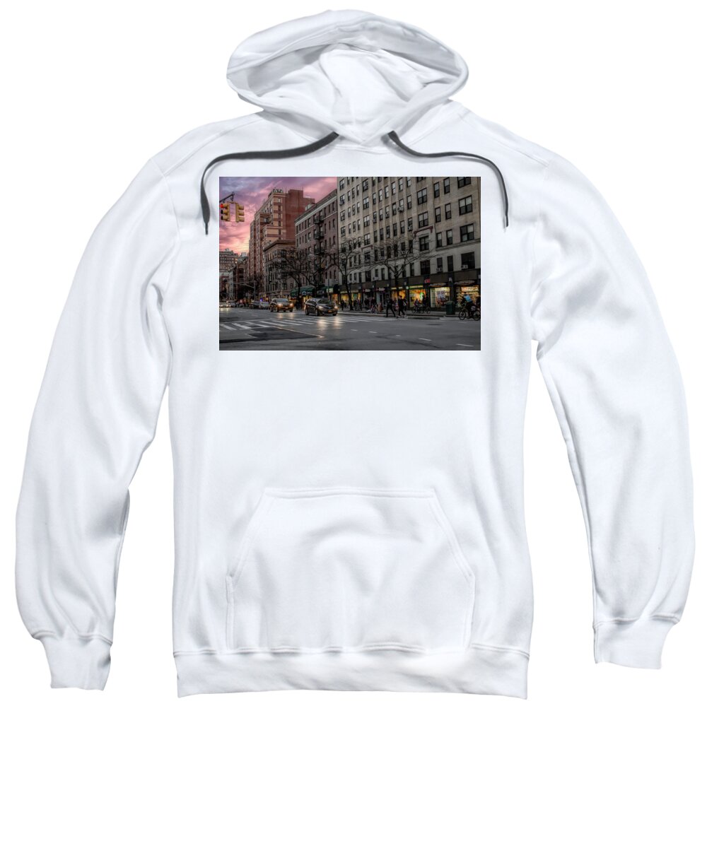 New York Sweatshirt featuring the photograph The Gem Hotel by Alison Frank