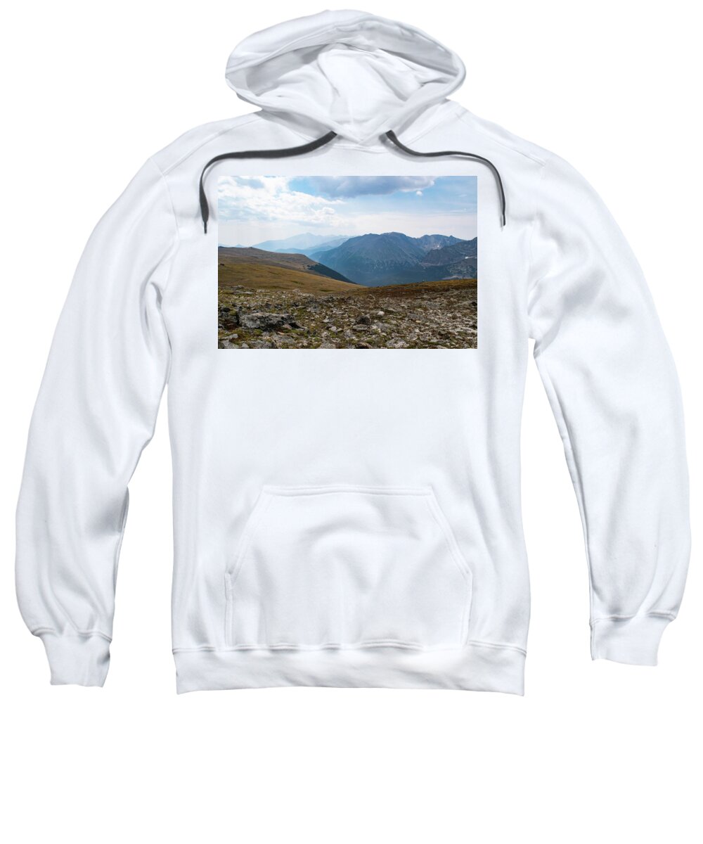 Altitude Sweatshirt featuring the photograph The Rocky Arctic by Nicole Lloyd