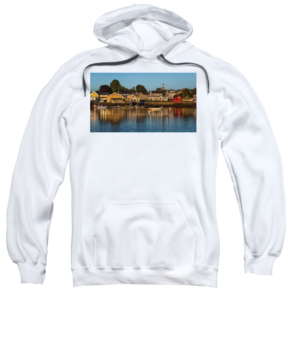 Portsmouth Sweatshirt featuring the photograph The Waterfront by Ray Silva