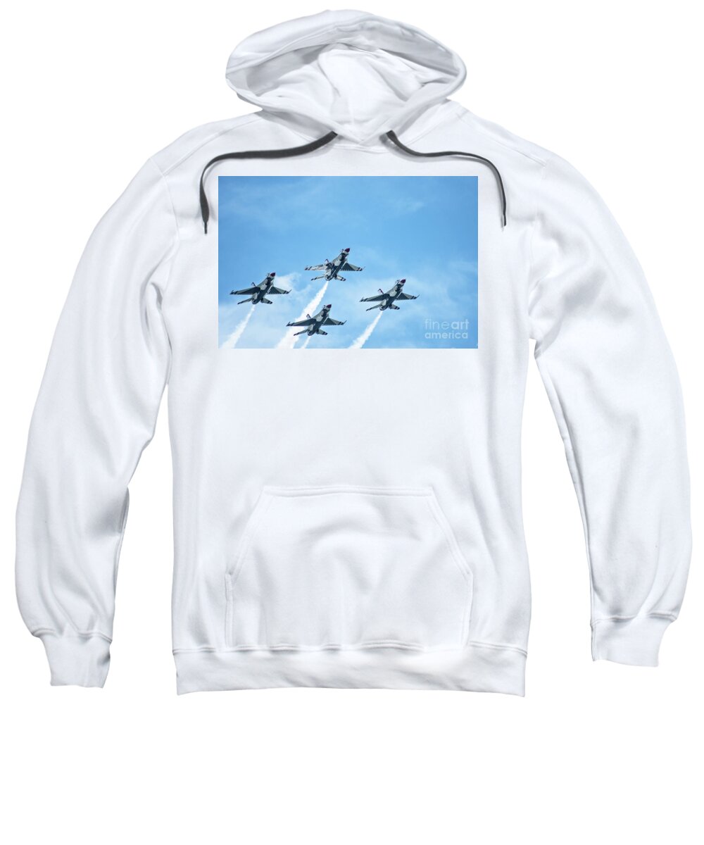 Air Sweatshirt featuring the photograph Thunderbirds No.1 by Scott Evers