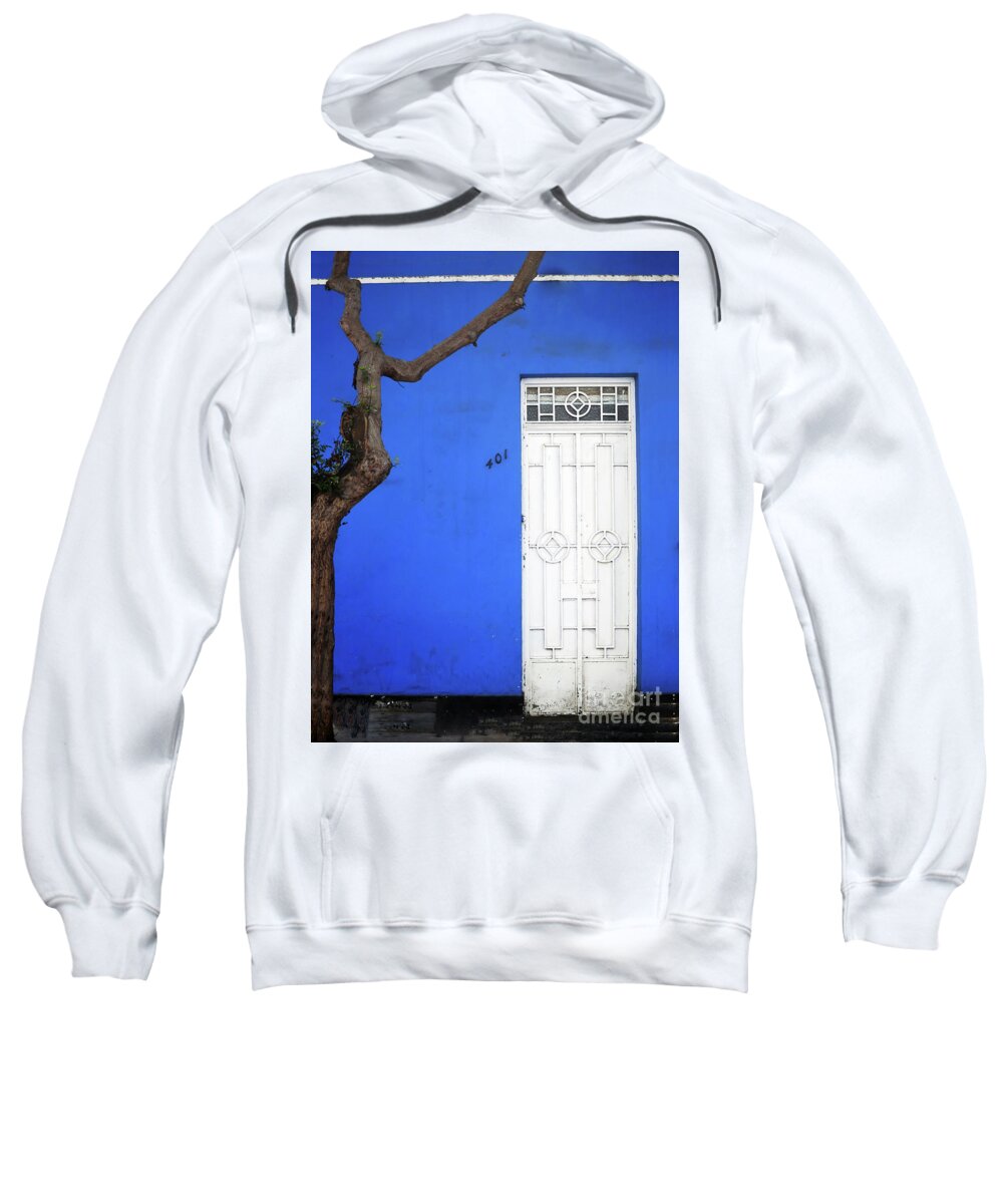 Door Sweatshirt featuring the photograph When a Tree Comes Knocking by Rick Locke - Out of the Corner of My Eye