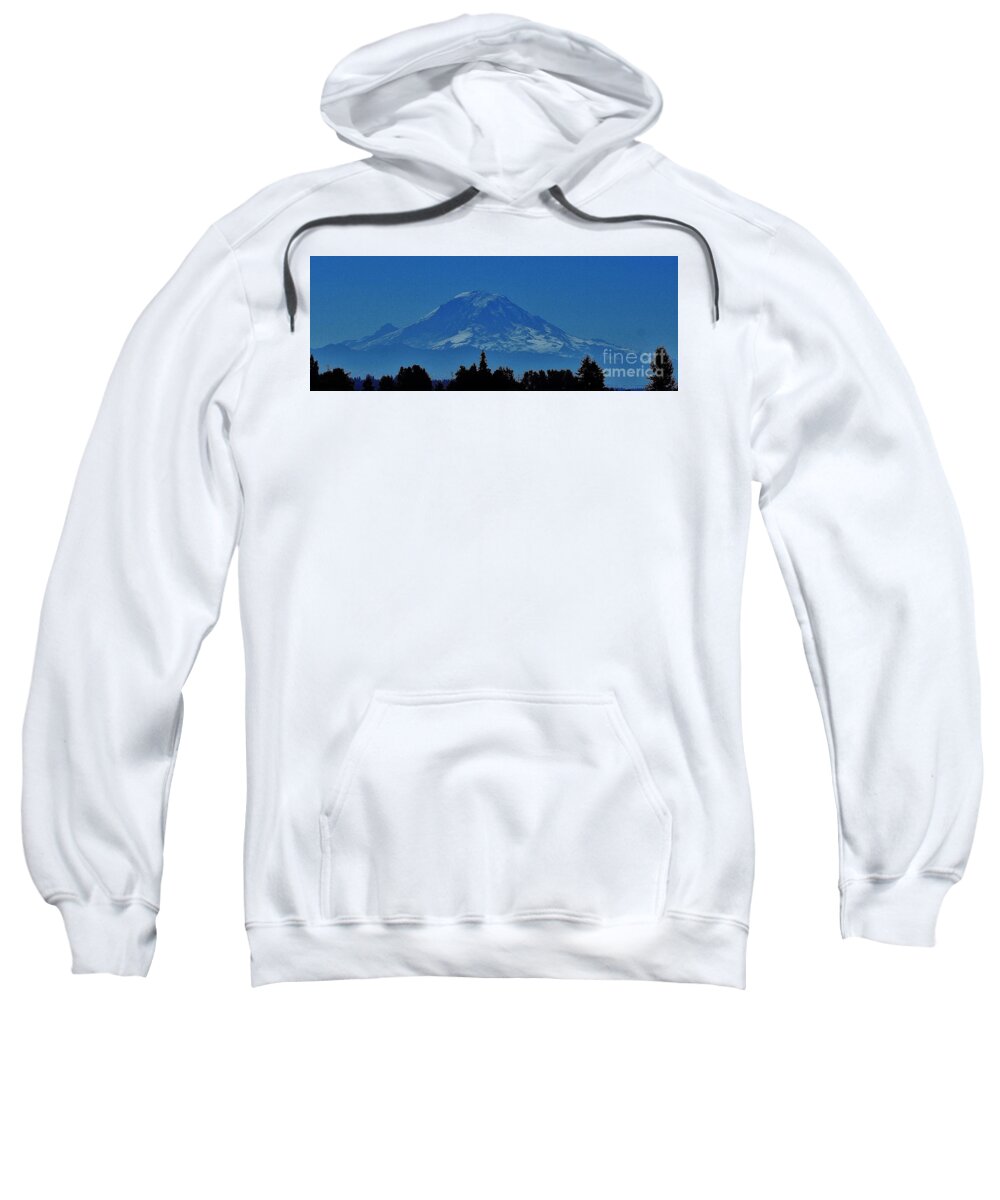 Mt Rainier Sweatshirt featuring the photograph Mt. Rainier #1 by Jimmy Chuck Smith