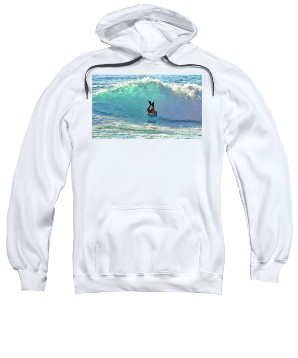 Ocean Sweatshirt featuring the photograph Suspended #1 by Craig Wood