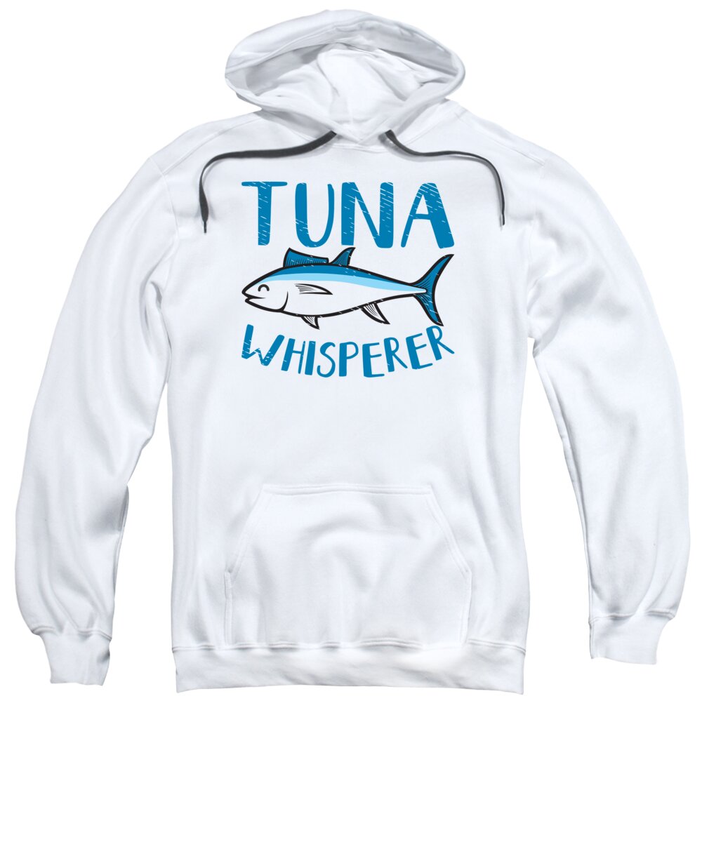 Tuna Fishing Sweatshirt featuring the digital art Tuna Fishing Ocean Fresh Big Sea Fishes Fish Seafood #1 by Toms Tee Store