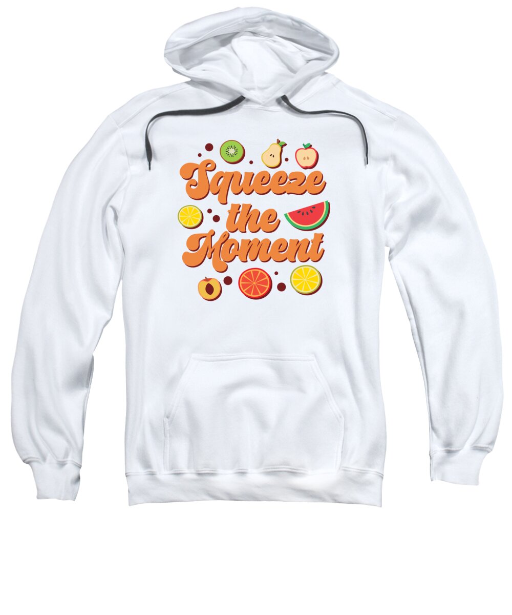 Winter Sweatshirt featuring the digital art Fruity Christmas Holiday Healthy Winter Season #3 by Toms Tee Store