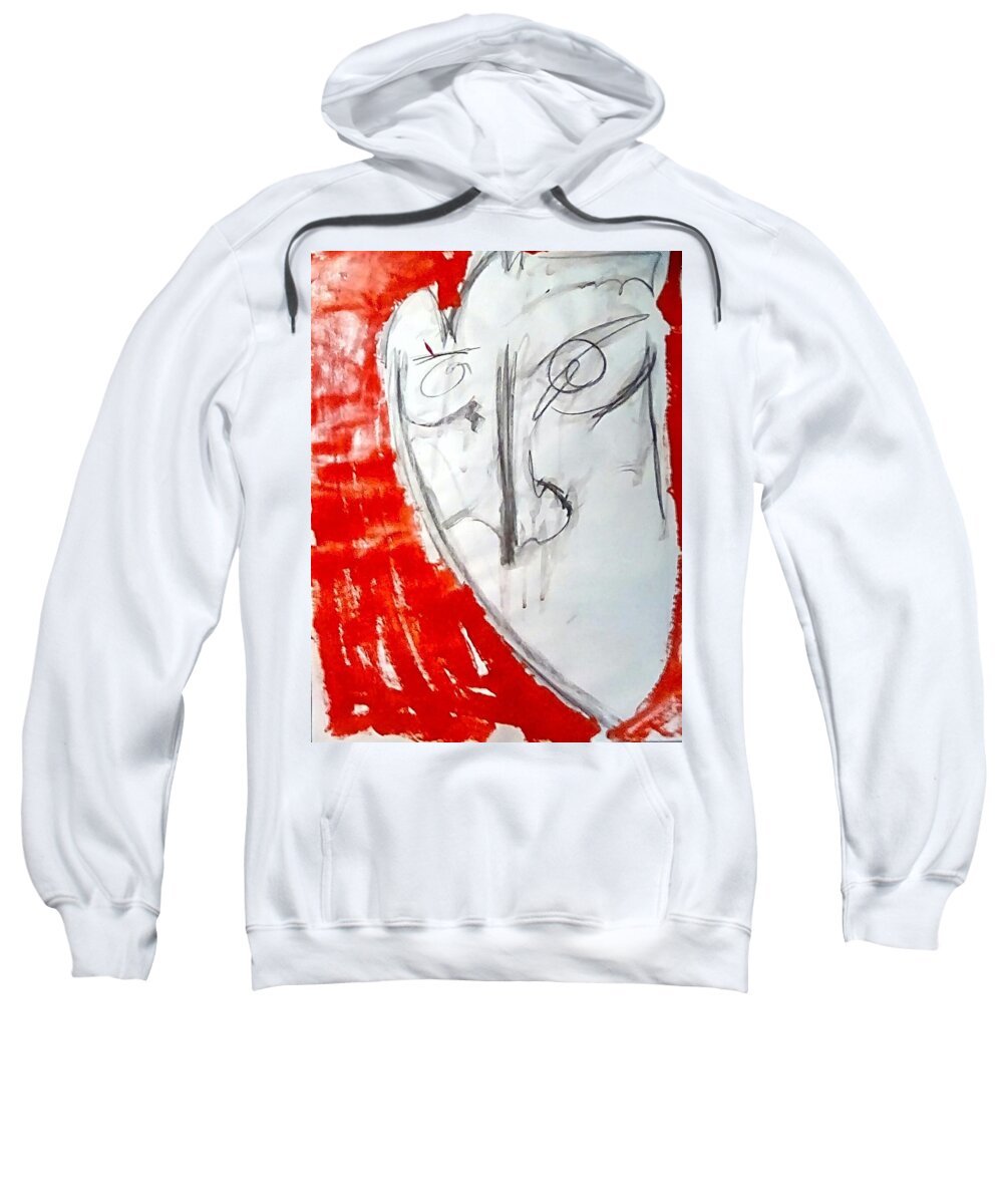 • Abstract  Sweatshirt featuring the painting #5 October November 2019 Series #5 by Gustavo Ramirez