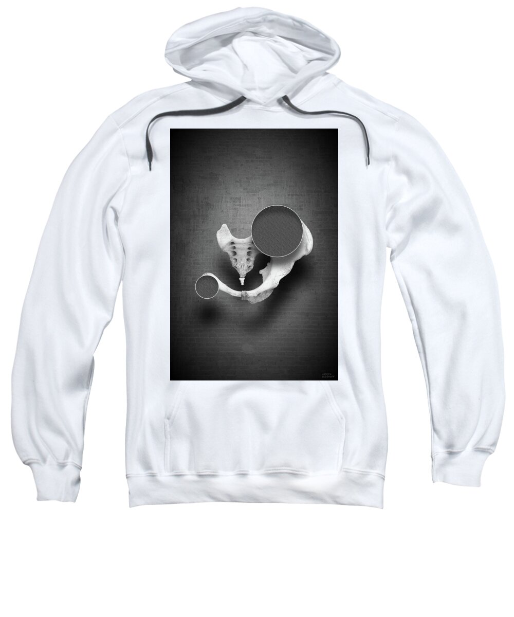Abstract Sweatshirt featuring the photograph Abscission iii by Joseph Westrupp