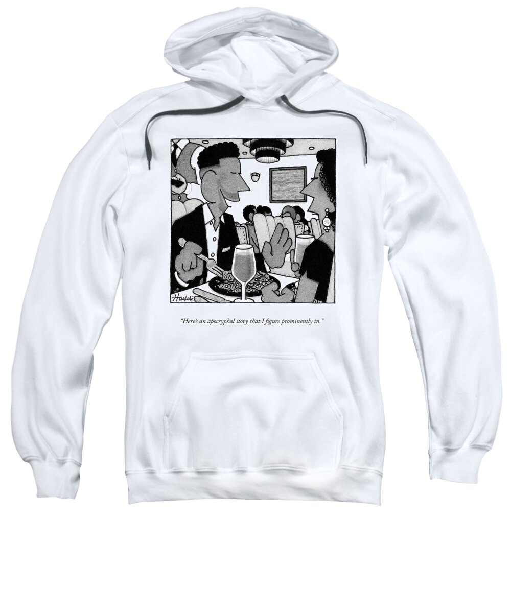 A26400 Sweatshirt featuring the drawing An Apocryphal Story by William Haefeli