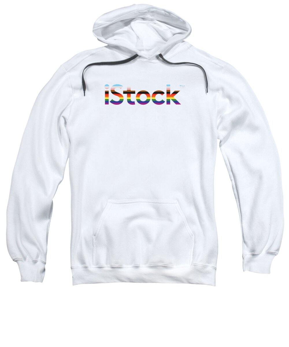 Istock Sweatshirt featuring the digital art iStock Logo Pride by Getty Images