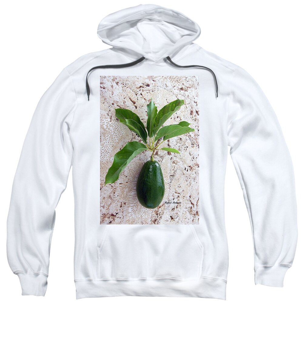 Still Life Sweatshirt featuring the photograph Avocado Au Naturel by Rafael Salazar