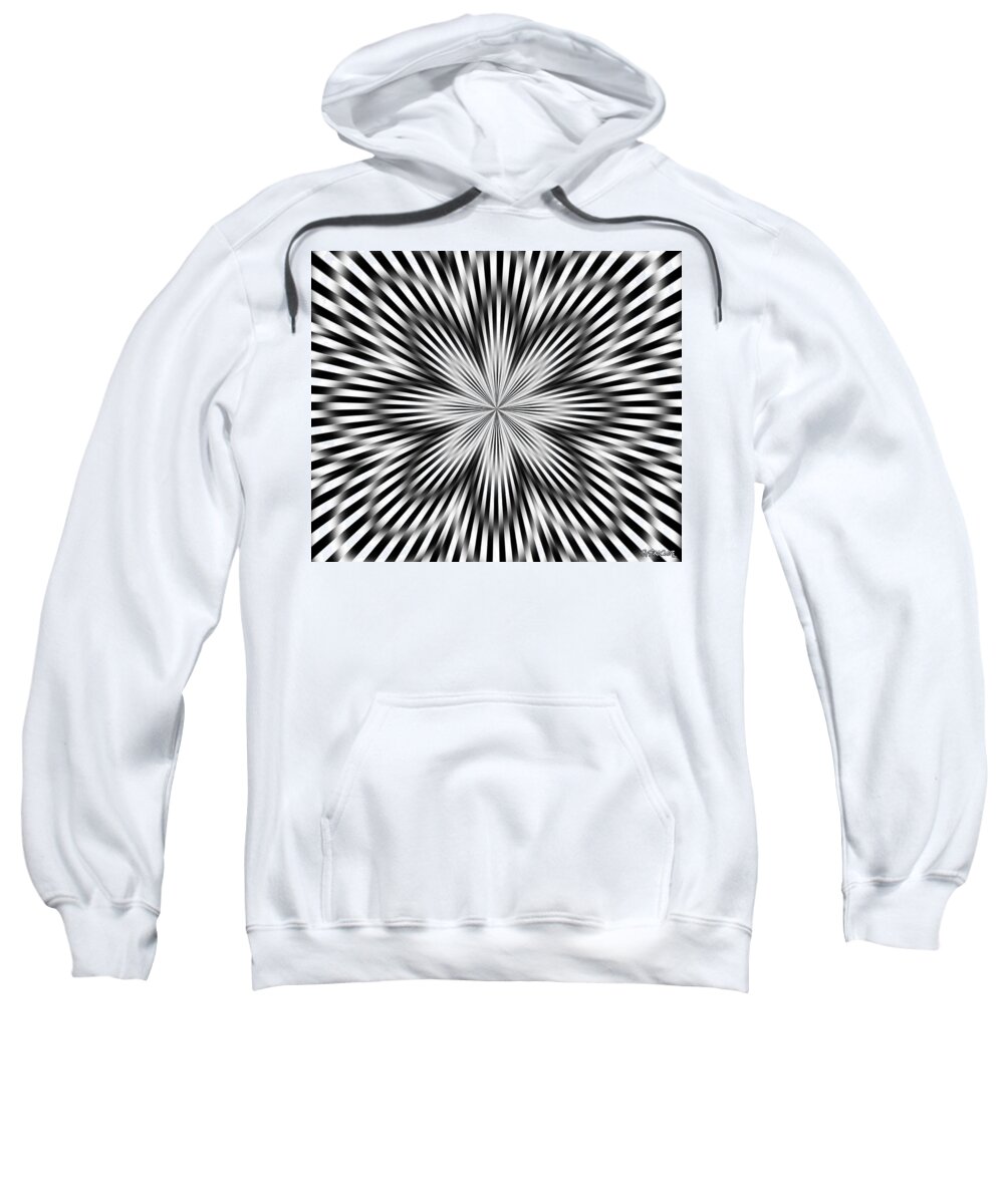 Expanding Sweatshirt featuring the mixed media Backfire of Melancholy by Gianni Sarcone