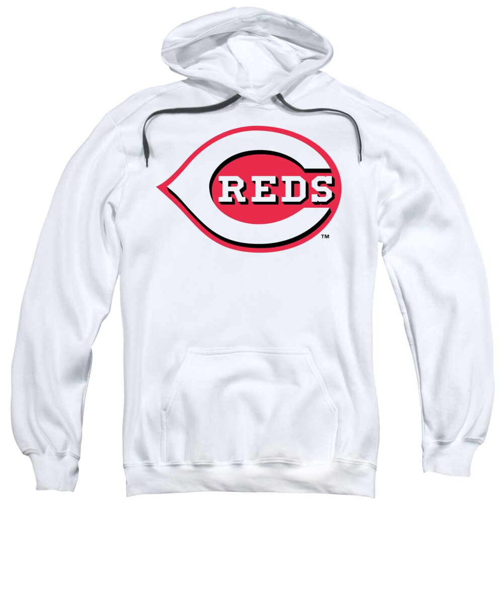 Cincinnati Sweatshirt featuring the digital art Cincinnati Reds by Merlin Wunsch