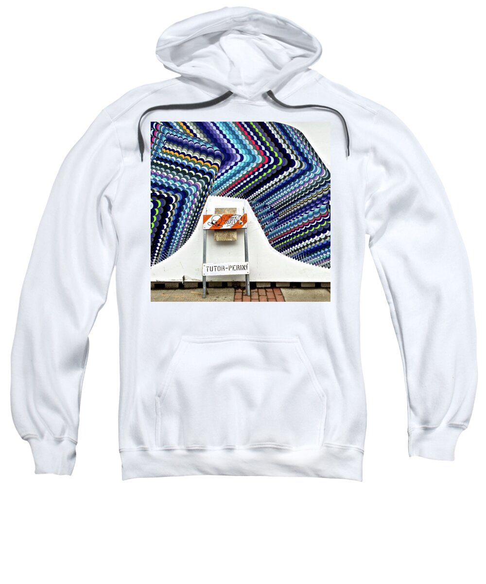  Sweatshirt featuring the photograph Construction Site by Julie Gebhardt