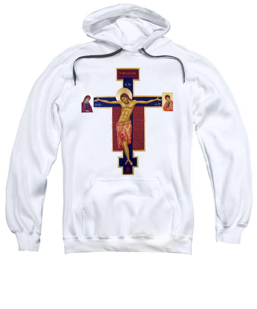 Jesus Sweatshirt featuring the photograph Crucifixion Icon by Munir Alawi