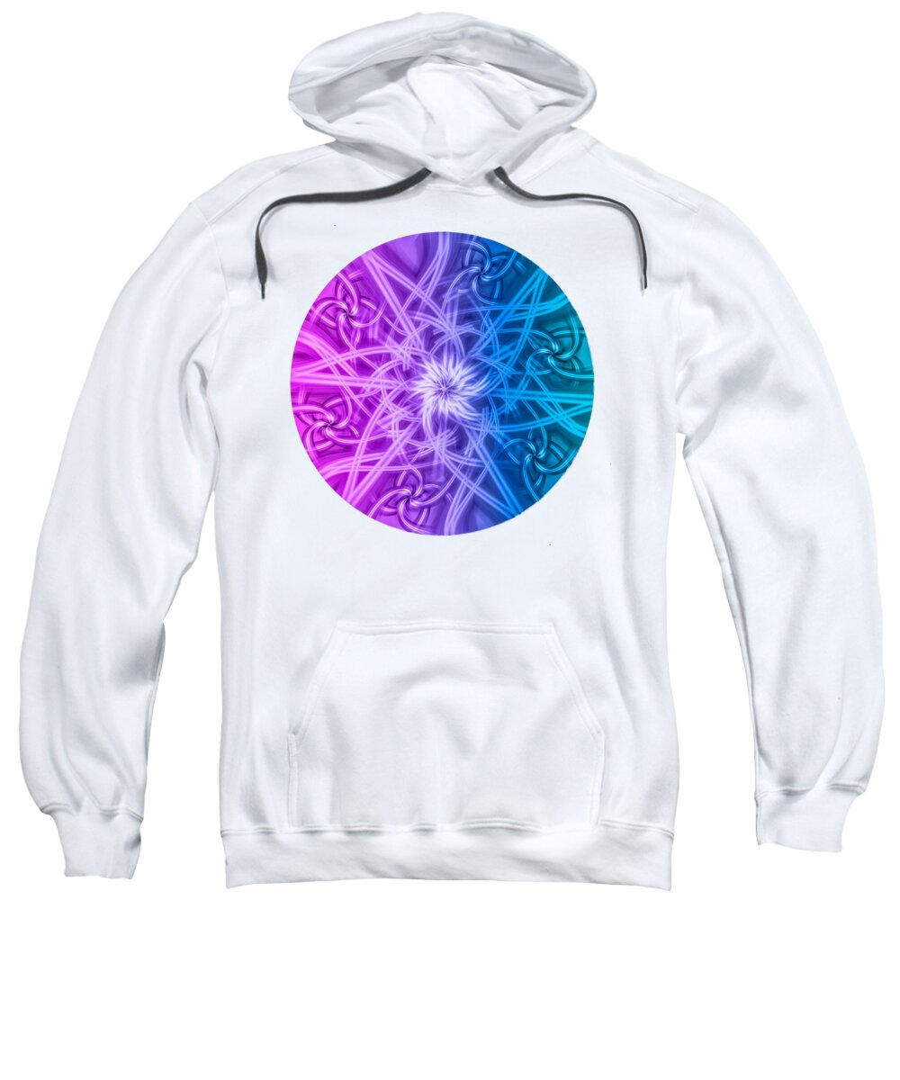 Was A Photograph Sweatshirt featuring the digital art Fractal by Spikey Mouse Photography