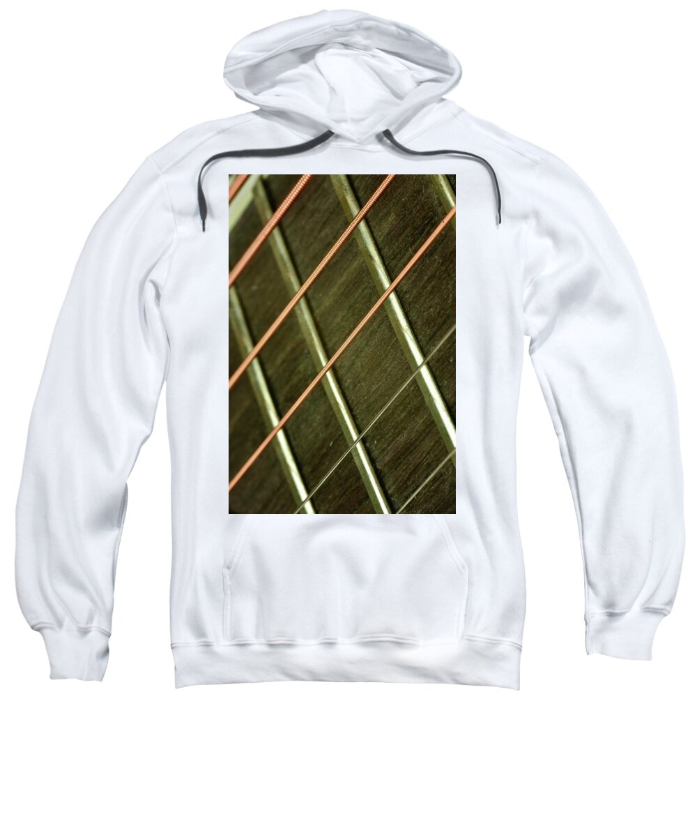 Guitar Frets Sweatshirt featuring the photograph Frets by Neil R Finlay