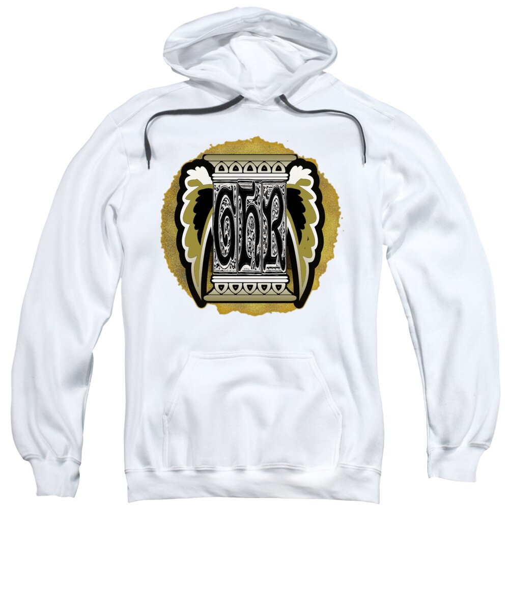 Ghr Sweatshirt featuring the digital art GHR Emblem by Delynn Addams