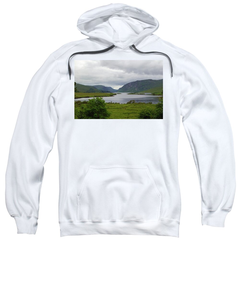 Mountain Sweatshirt featuring the photograph Glenveagh National Park by Babett Paul