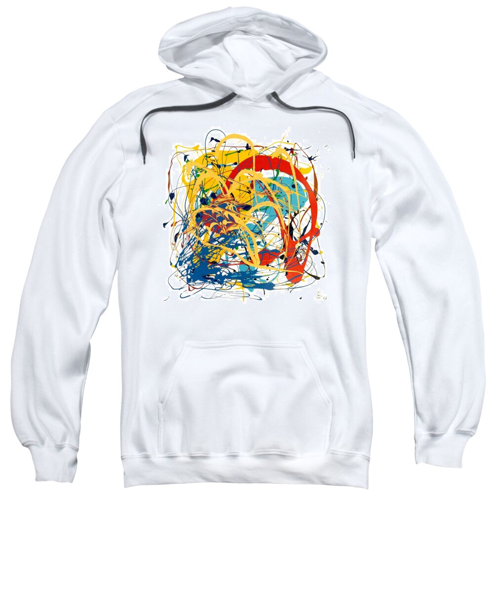 Abstract Expressionism Sweatshirt featuring the photograph On Calvary by Elf EVANS