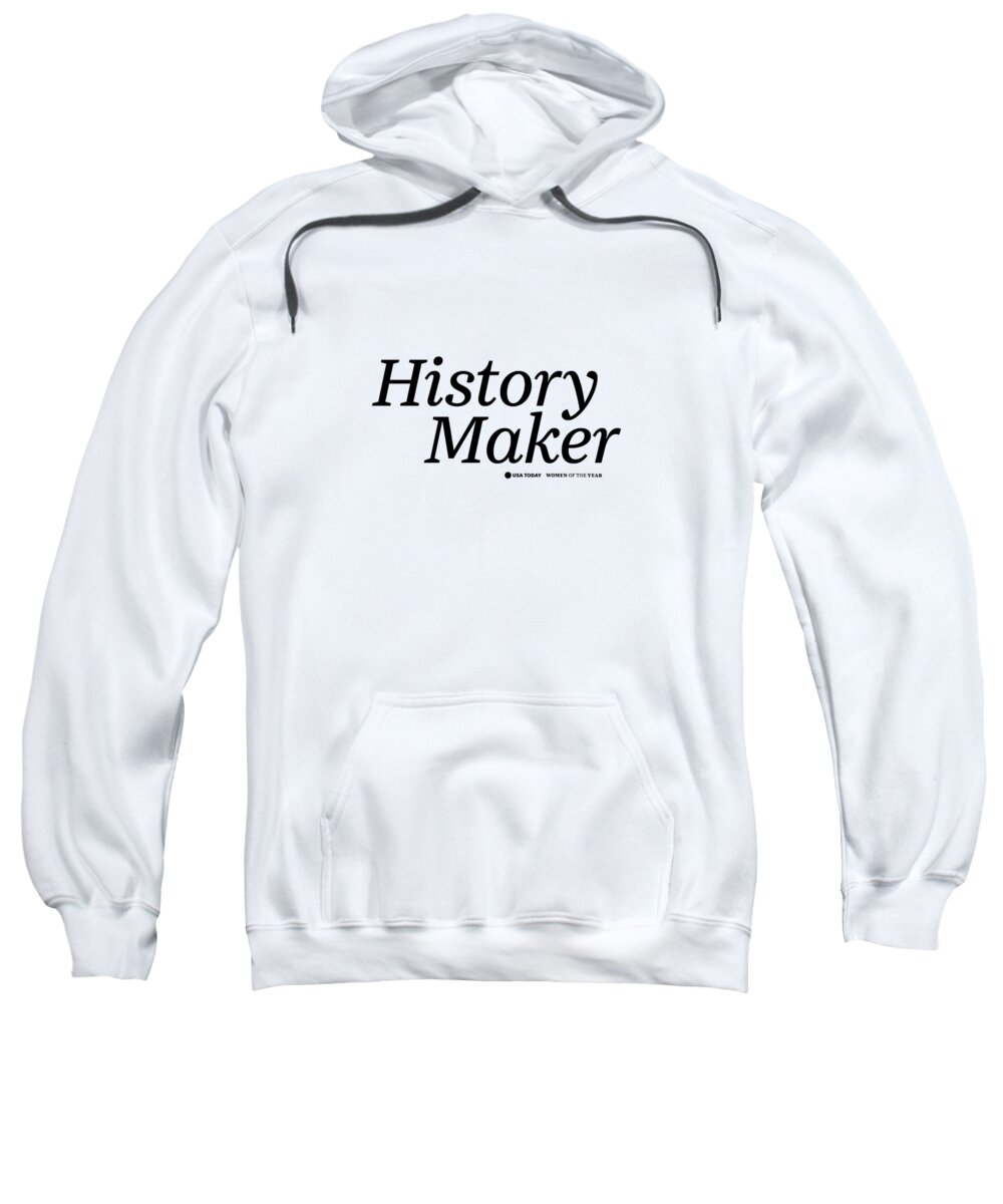 Usa Today Sweatshirt featuring the digital art History Maker Black by Gannett Co