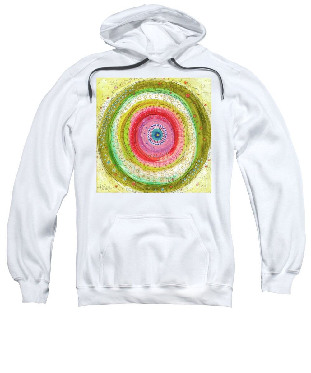 Empowered Sweatshirt featuring the painting I Am Empowered by Tanielle Childers