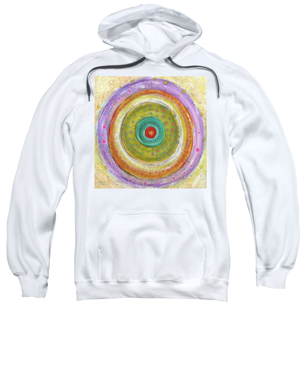 Healing Sweatshirt featuring the painting I Am Healing by Tanielle Childers