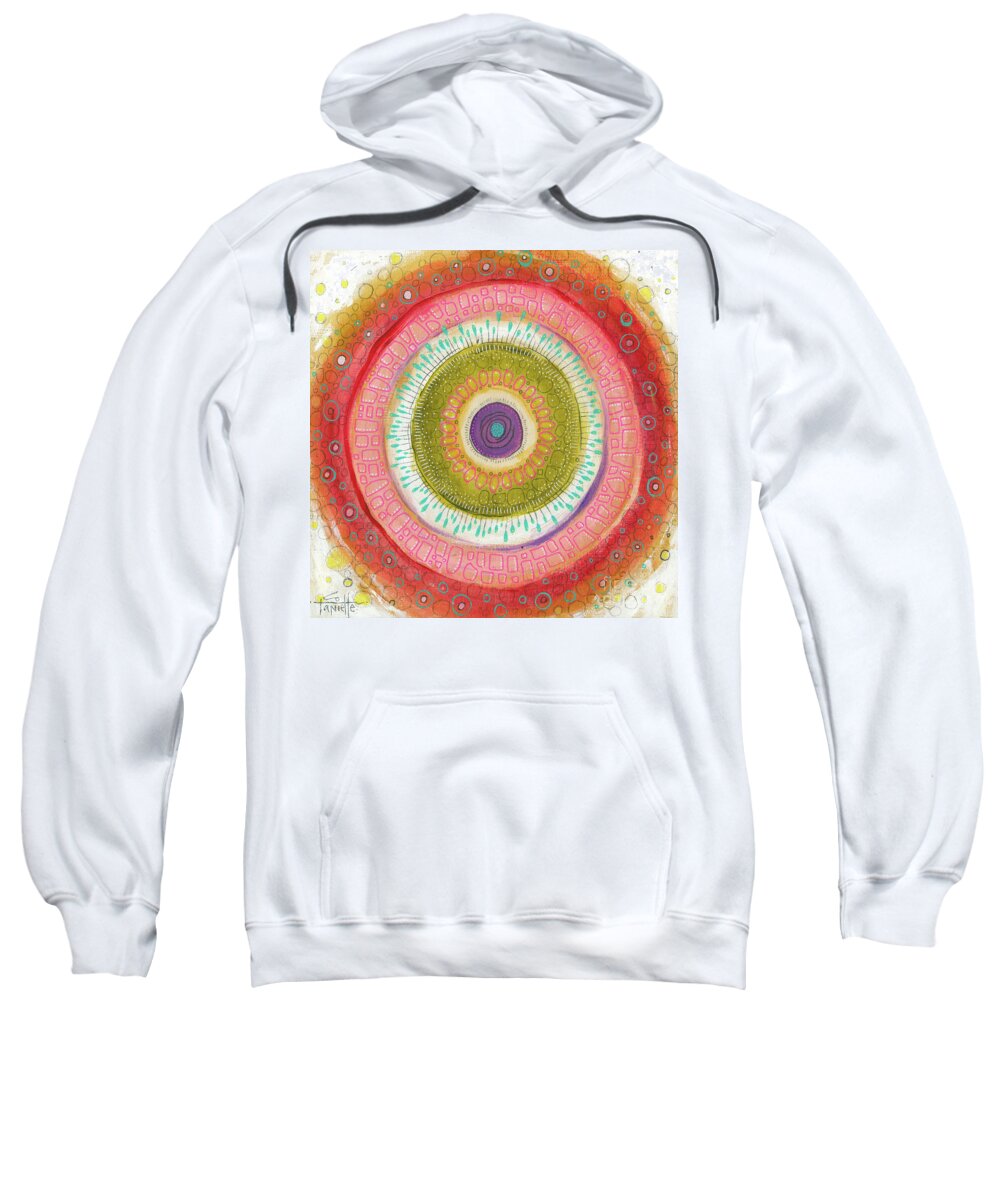 Passionate Sweatshirt featuring the painting I Am Passionate by Tanielle Childers