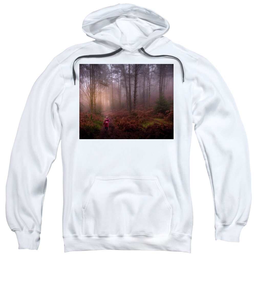 Woods Sweatshirt featuring the photograph Into the woods by Chris Boulton