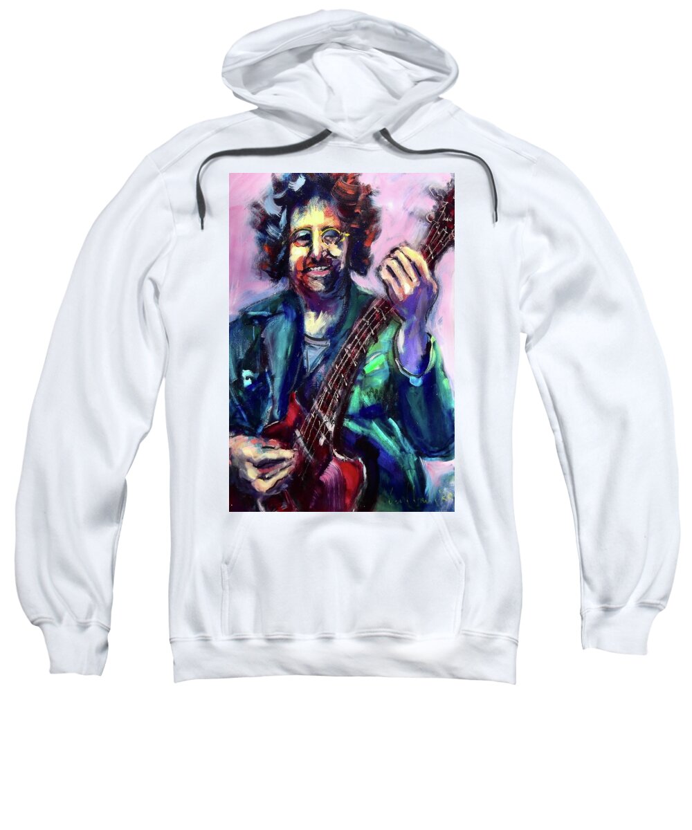 Painting Sweatshirt featuring the painting Jerry by Les Leffingwell