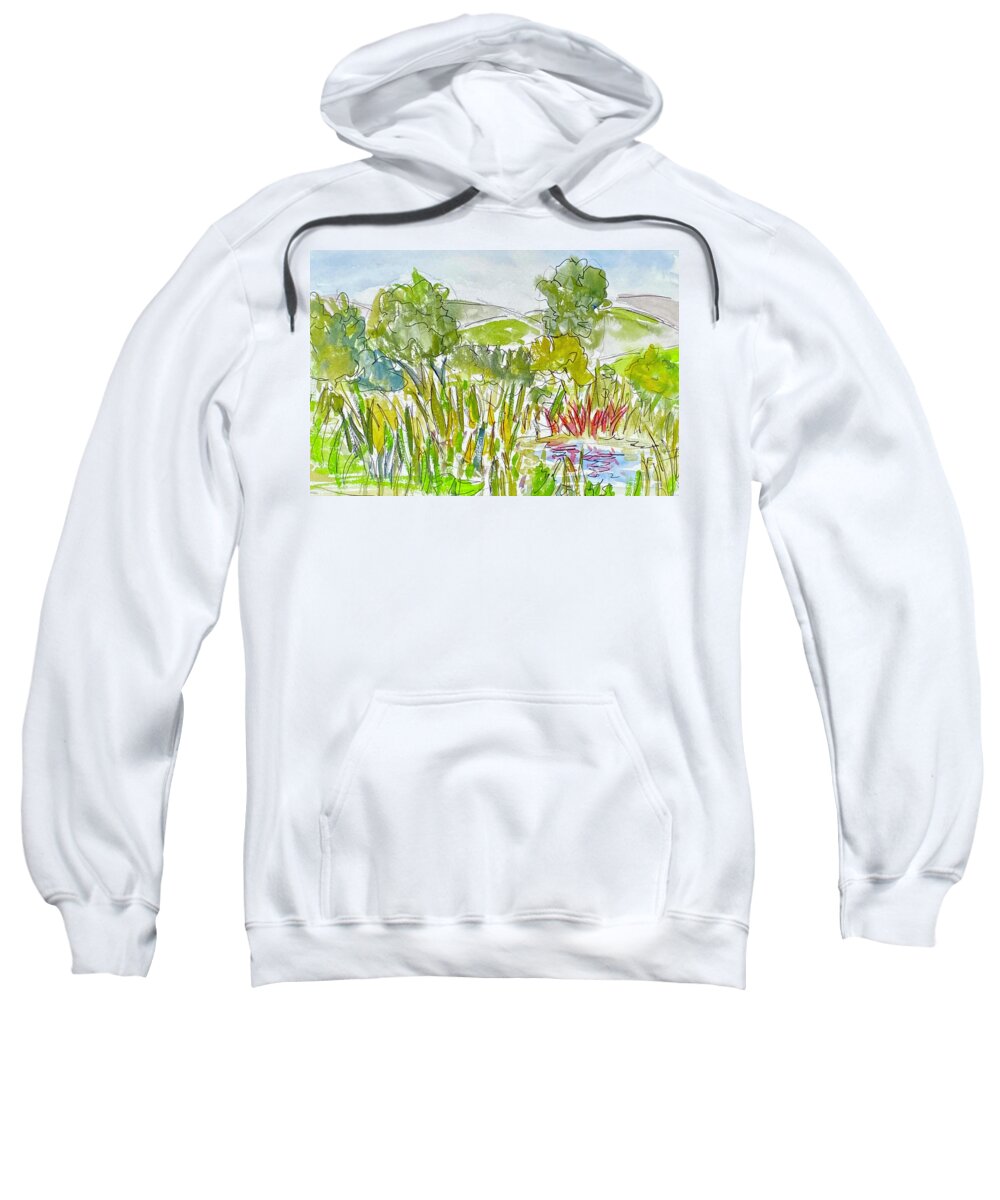  Sweatshirt featuring the painting Lily Pons 2 by John Macarthur