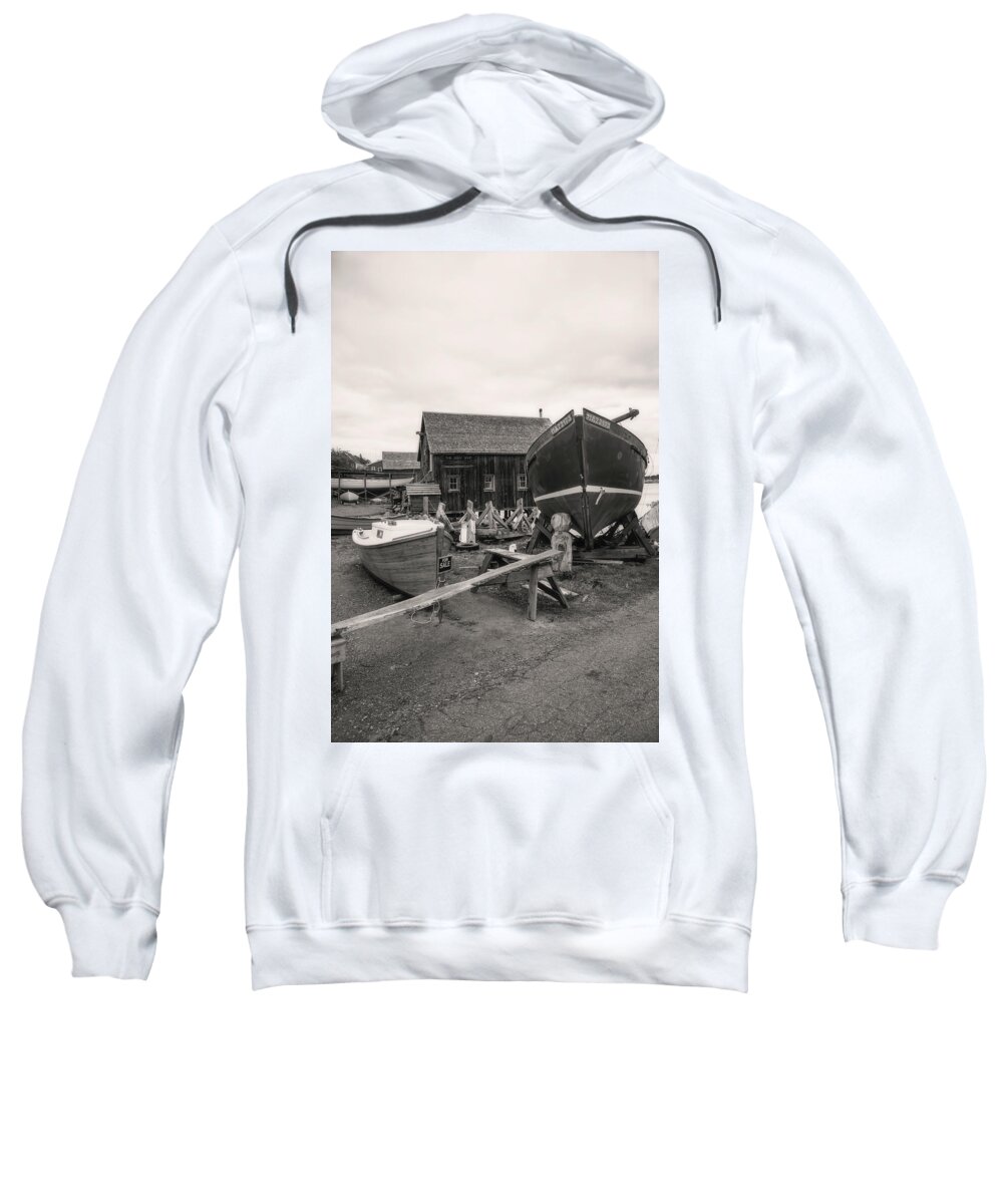 Lunenburg Sweatshirt featuring the photograph Lunenburg Fishing Boats by Robert J Wagner