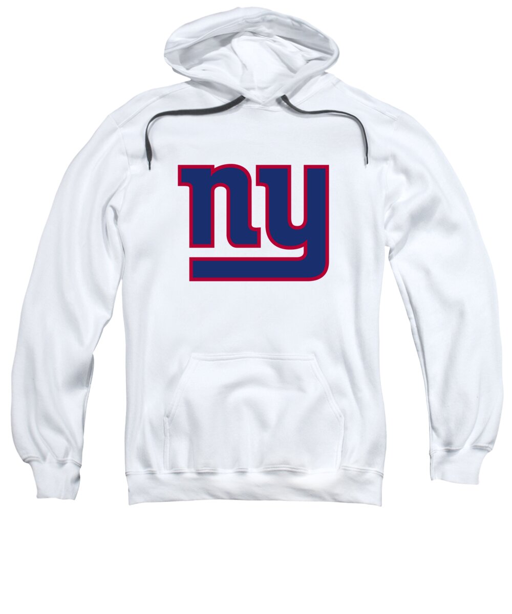 Ny Giants Adult Pull-Over Hoodie by Jessica Switzer - Pixels