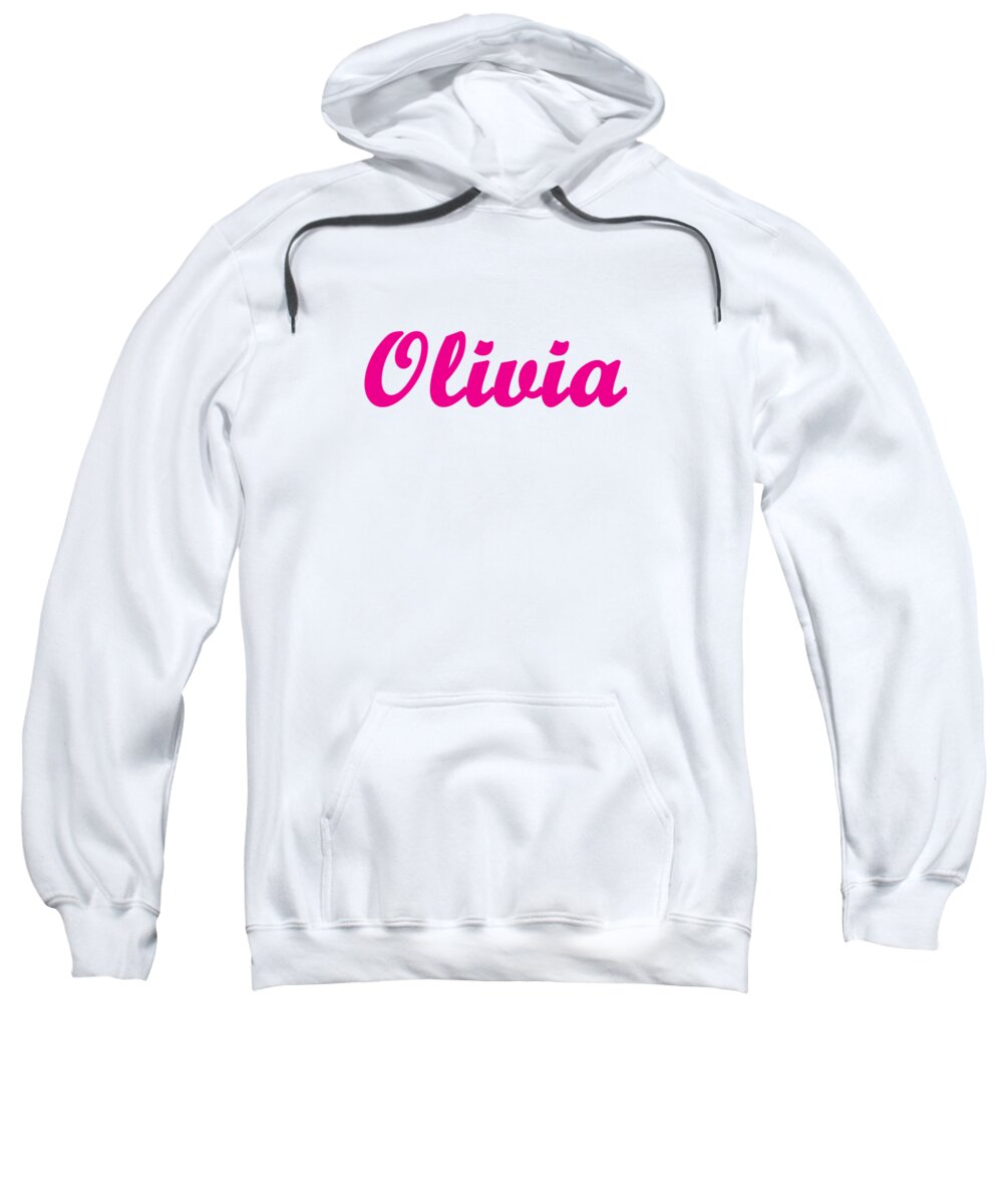 Olivia Sweatshirt featuring the digital art Olivia 3 by Corinne Carroll