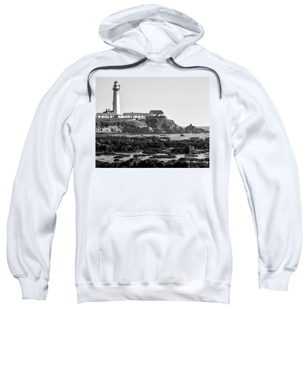Lighthouse Sweatshirt featuring the photograph Pigeon Point Lighthouse by Kimberly Blom-Roemer