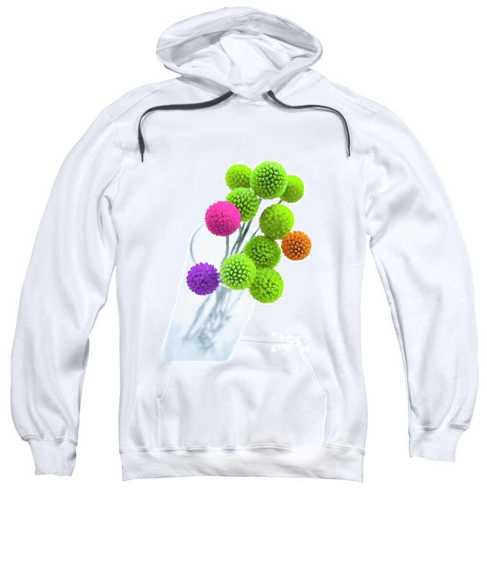 Floral Sweatshirt featuring the photograph Pops of Color Flower Joy by Renee Spade Photography