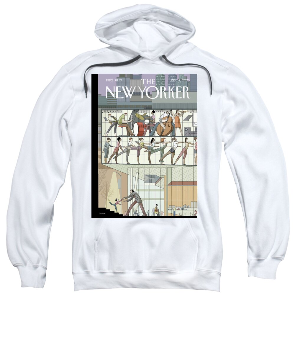 151556 Sweatshirt featuring the painting Ready to Soar by Sergio Garcia Sanchez