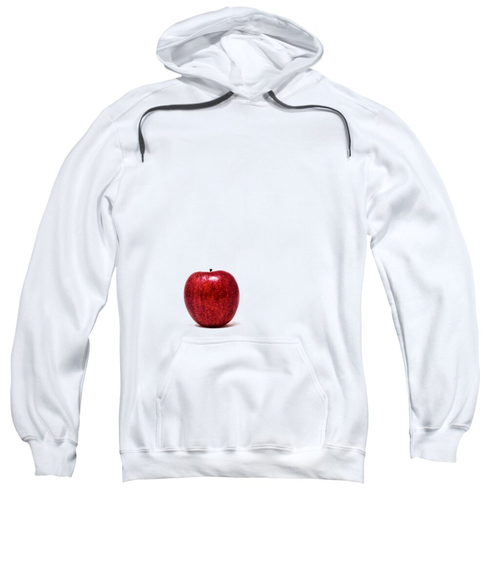 Apple Sweatshirt featuring the photograph Red Delicious Apple by Sandi Kroll