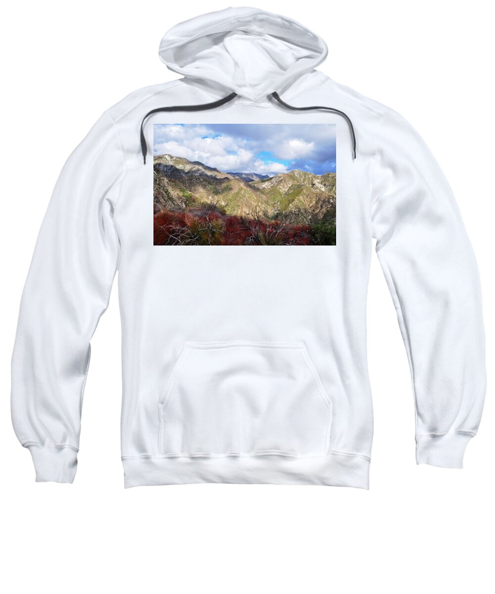 Angeles National Forest Sweatshirt featuring the photograph San Gabriel Mountains National Monument by Kyle Hanson