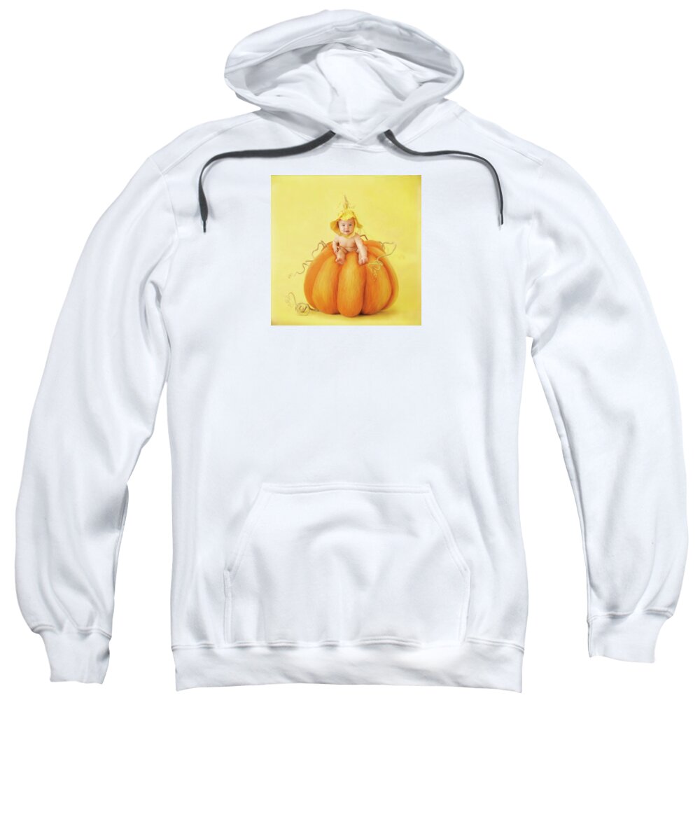 Fall Sweatshirt featuring the photograph Soft Fall Pumpkin by Anne Geddes