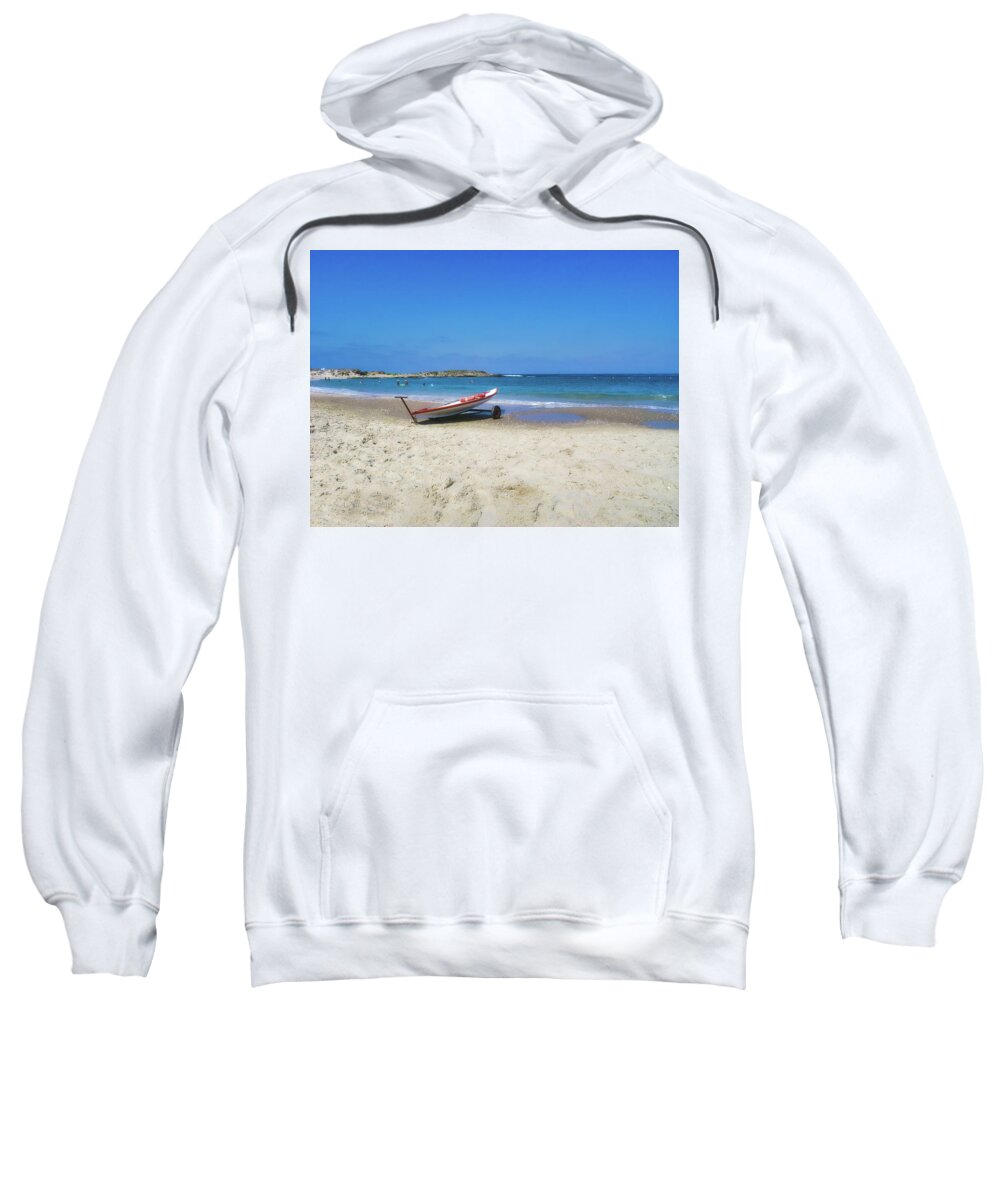 Seashore Sweatshirt featuring the photograph Summer Colors by Meir Ezrachi