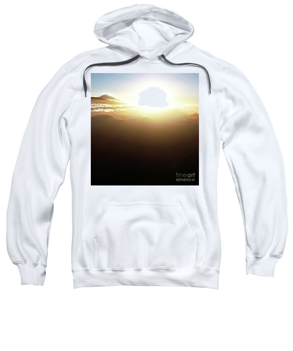 Flower Sweatshirt featuring the photograph sun by Yvonne Padmos