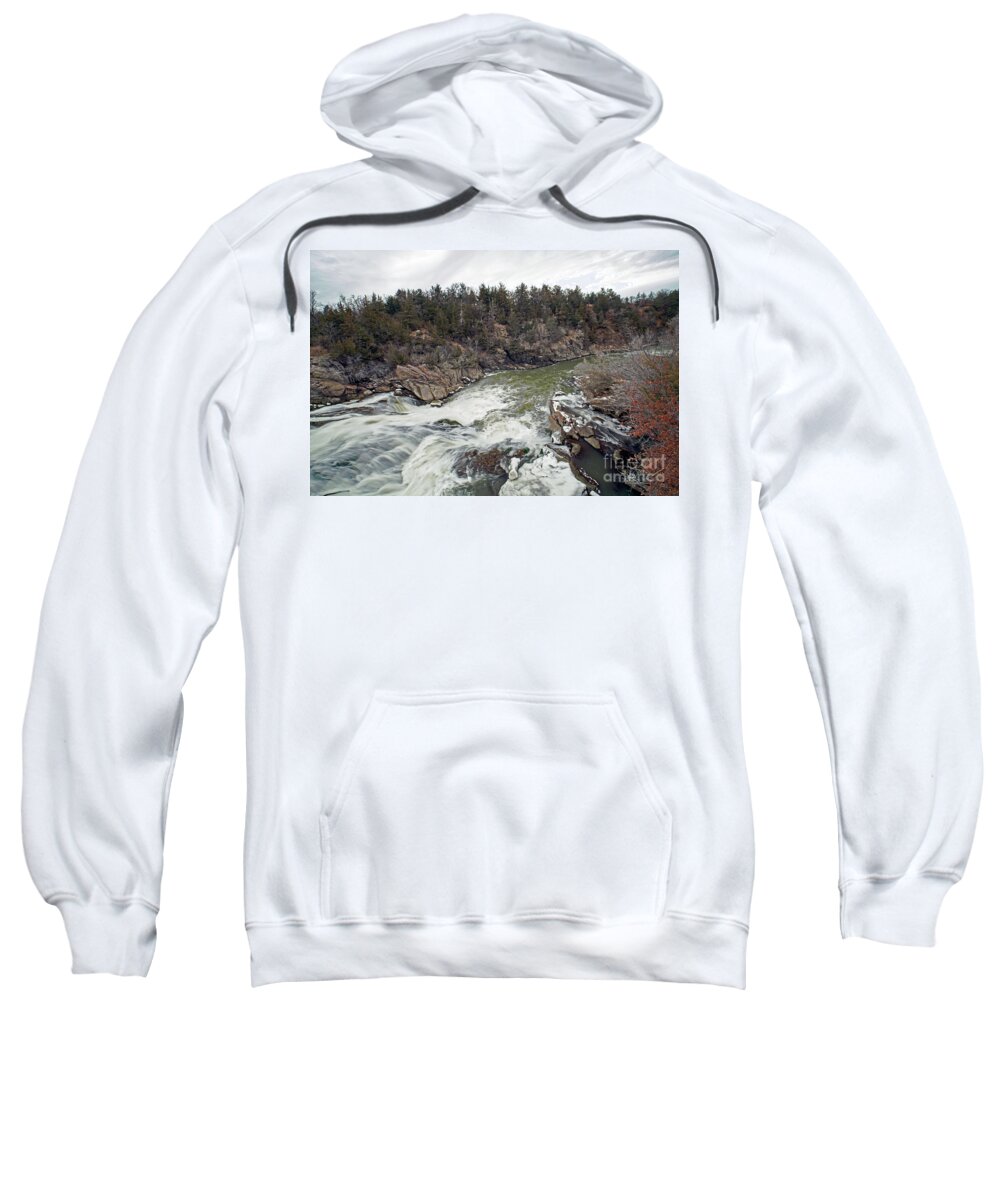 Redwood Falls Sweatshirt featuring the photograph The Redwood River by Natural Focal Point Photography