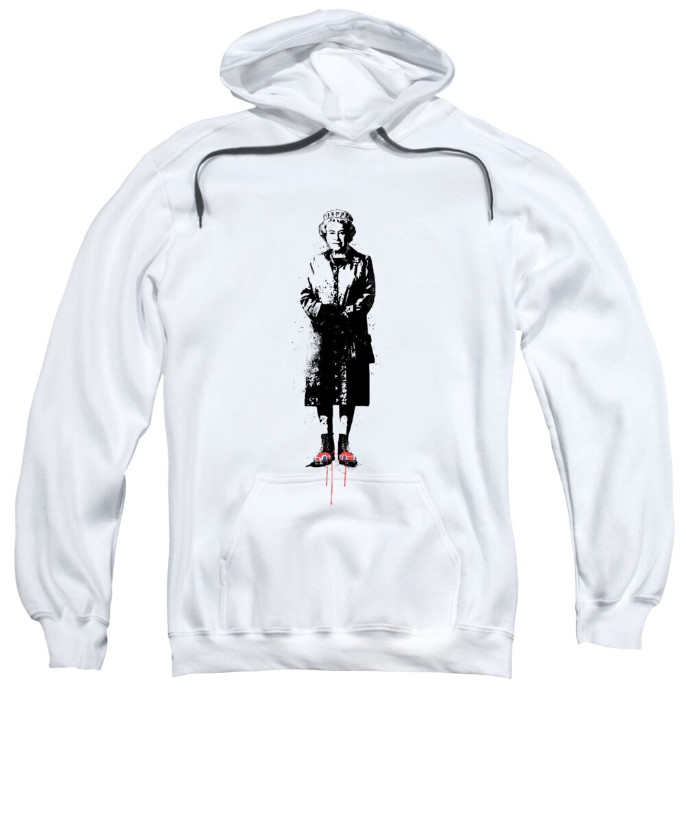England Sweatshirt featuring the mixed media This is England by Balazs Solti