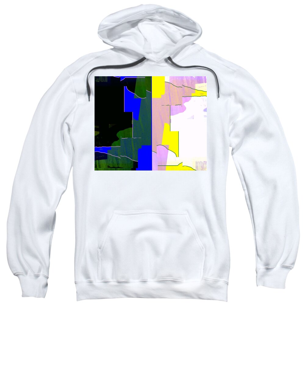 Contemporary Art Sweatshirt featuring the digital art We assign labels to our feelings by Jeremiah Ray