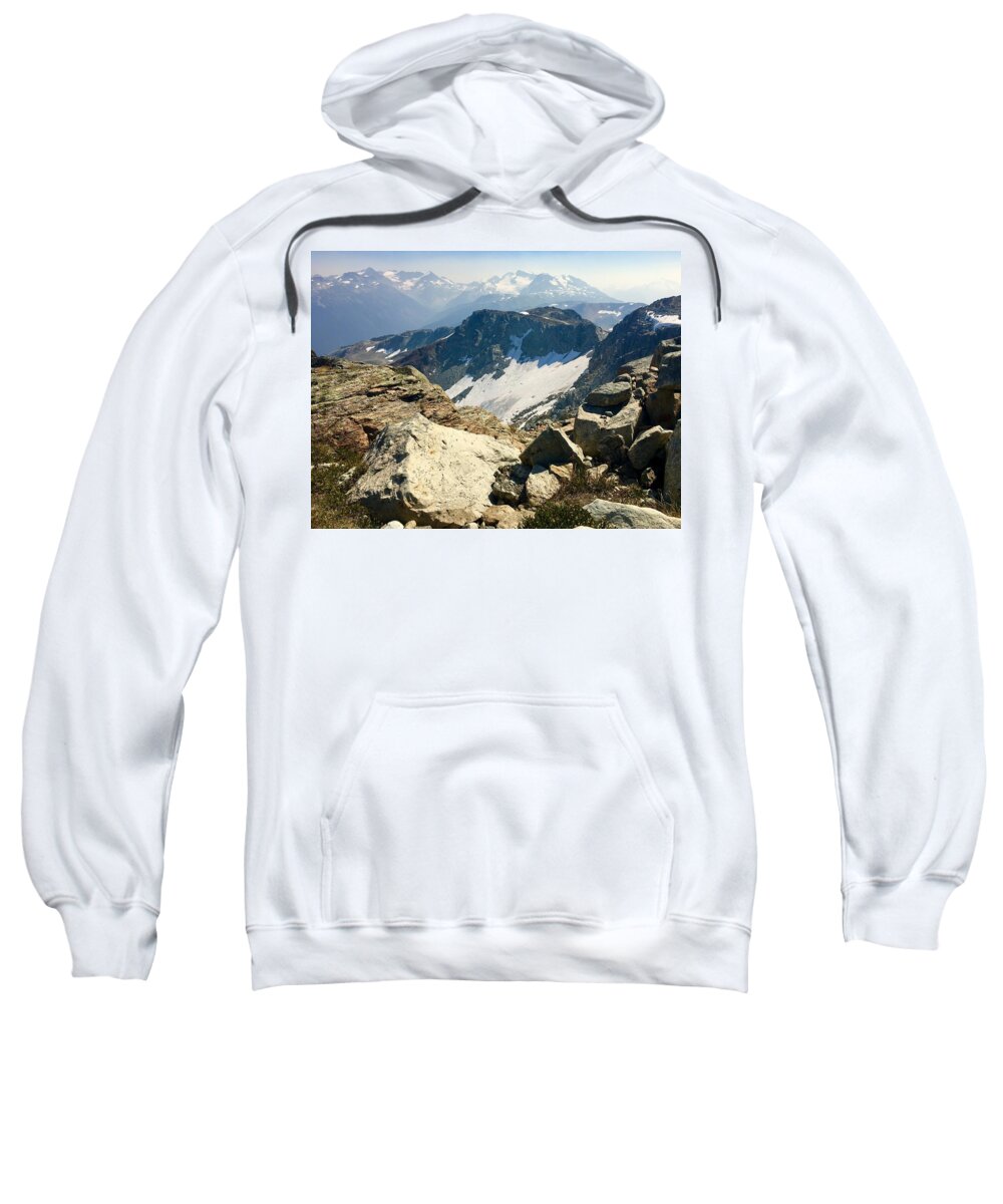 Whistler Sweatshirt featuring the photograph Whistler Mountain by Jerry Abbott