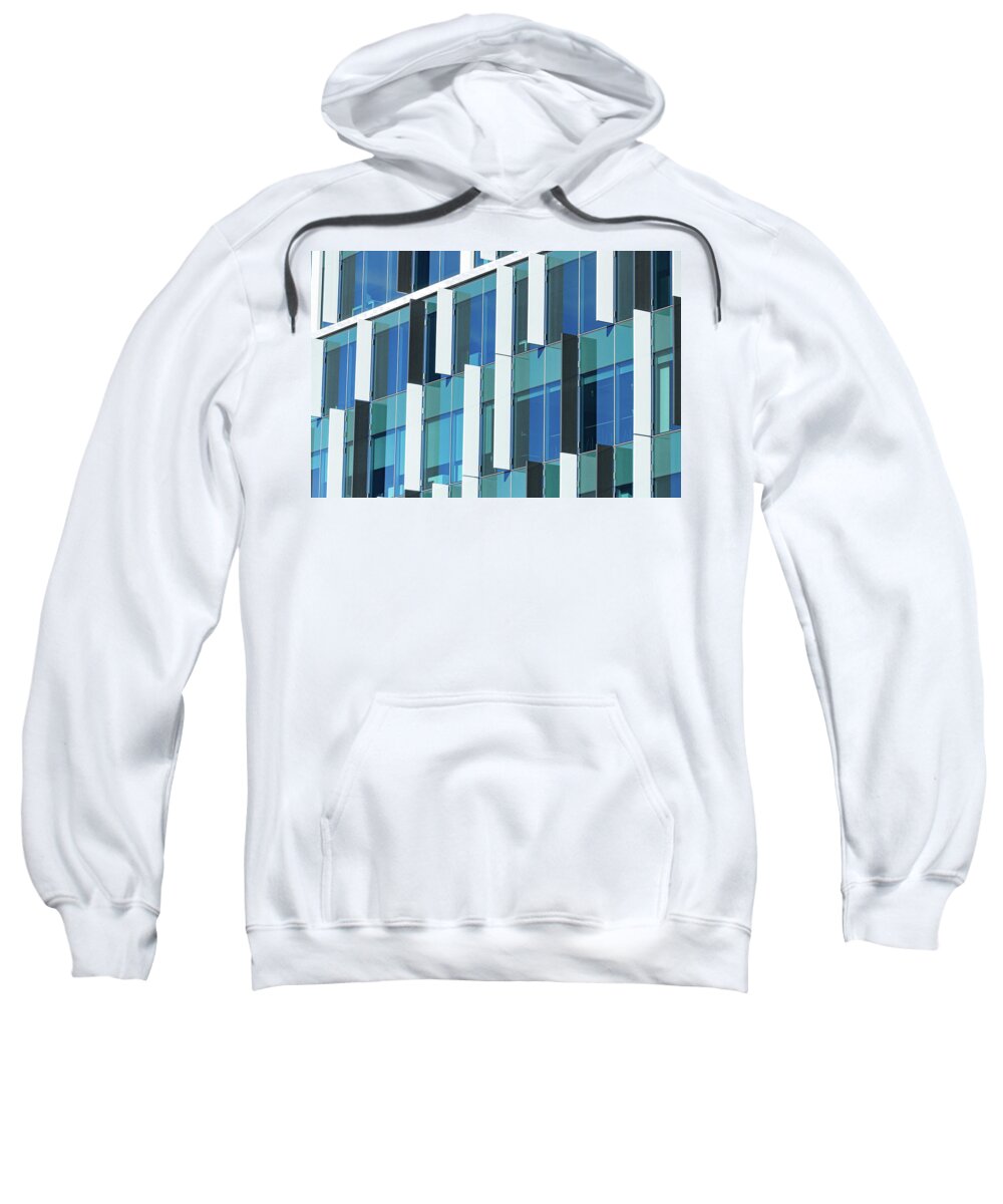Architecture Sweatshirt featuring the photograph Window Pattern by Rick Nelson