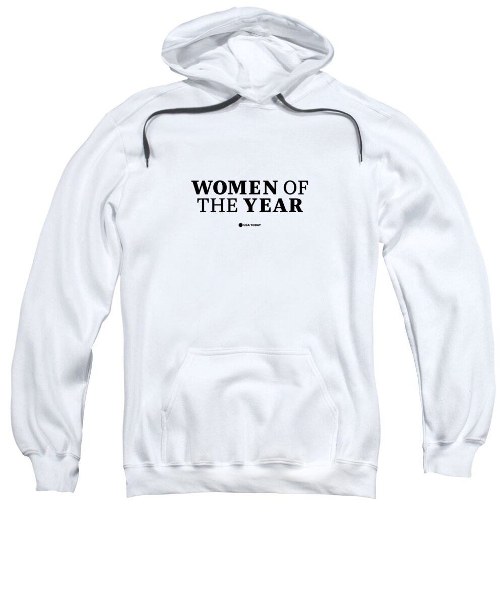Usa Today Sweatshirt featuring the digital art Women of the Year Black Logo by Gannett Co